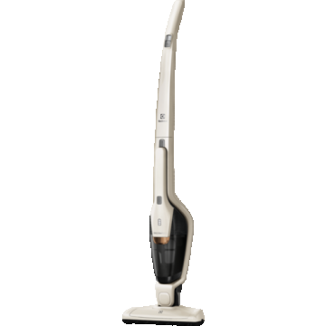 Aspirator vertical cu acumulator Electrolux Ergorapido Classic EERC75SW, Autonomie 13/35 min, 18 V (Alb)