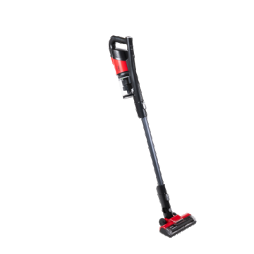 Aspirator vertical fara fir Vivax VCB-1502R, 150W, Autonomie 30 minute, Recipient 0.5 l, Filtru HEPA (Negru/Rosu)