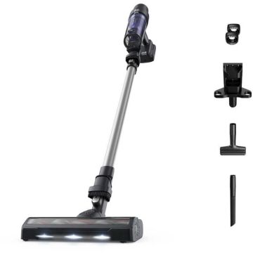 Aspirator Vertical fara Fir X-Pert 7.60 (RH6A35WO) 0.44L Autonomie 45 Minute Violet/Negru