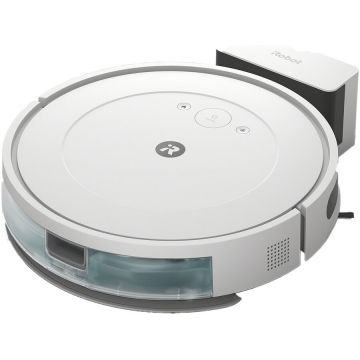 iRobot Aspirator robot IROBOT Combo Essential Y011240, 0.4l, autonomie max 120 min, functie mop, alb