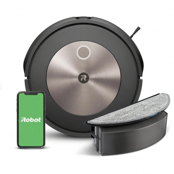 iRobot Aspirator robot iRobot Roomba Combo j5 (j517640), uscat si umed, Wi Fi