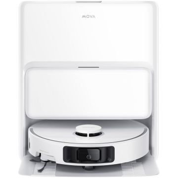MOVA Robot aspirator si mop MOVA P50 Ultra, 19000Pa, Auto-curatare, Perii anti-incurcare, Statie inteligenta, Alb
