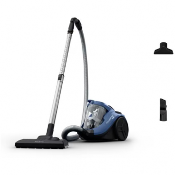 Rowenta Aspirator Rowenta RO3721EA, 750 W, fara sac, compact, capacitatea recipientului pentru praf 1.5L, 3 niveluri de filtrare, Albastru