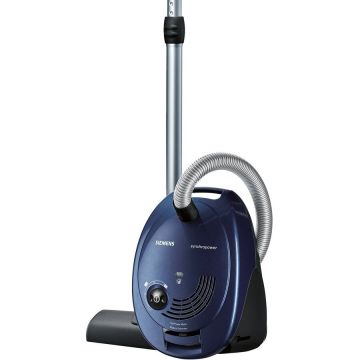 SIEMENS Aspirator fara sac Siemens VS06A111, 600 W, 4 l, Albastru