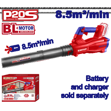 Suflanta fara incarcator si acumulator, 8.5m3 min - ELAB20428, EMTOP