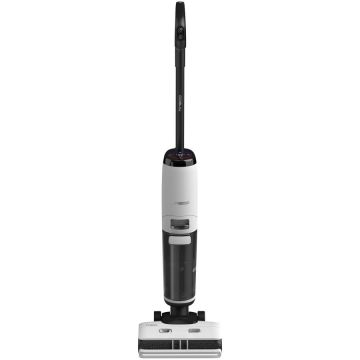 Tineco Aspirator vertical cu spalare Tineco Floor One S7 Steam Plus, autonomie pana la 35 de minute, 21.6V, functie abur, Wi-Fi, Alb-Negru