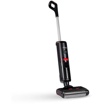 Vileda Aspirator vertical  fara fir Vileda Pure Clean S5 Plus , umed-uscat, Afisaj LED, butoane intuitive, activare vocala optionala, Negru-Argintiu