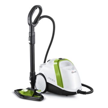 Aparat de Curatat cu Abur Vaporetto Smart 110 Eco, 1500 W, Autonomie Nelimitata de Lucru, 4 Bar, 110 gr min, Alb Verde