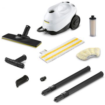 Aspirator Karcher SC 3 EasyFix, de curatat cu abur, 1900W, Alb/Negru