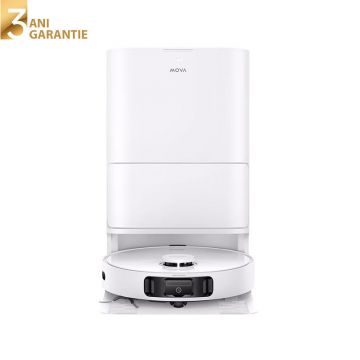 Aspirator robot cu mop MOVA E40 Ultra, 19.000 Pa, 5.200mAh, 260 min, Single-line Laser, statie colectare inteligenta