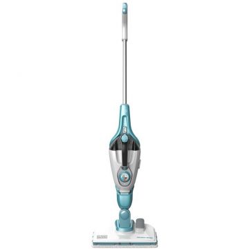 Black&nbsp;&&nbsp;Decker Mop cu aburi Black & Decker FSMH1321,  0.5 L,  1300 W, Alb-Albastru