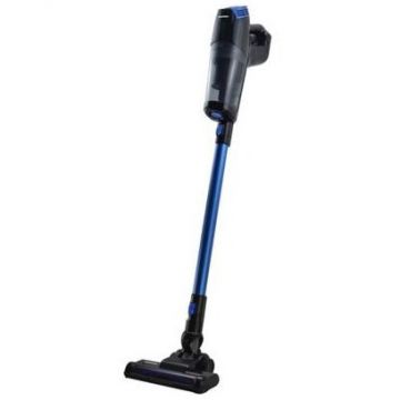 Blaupunkt Aspirator vertical fara sac 2 in 1 Blaupunkt VCH602BL, 22.2V, 0.7l, autonomie 30 minute, 2.4 kg, filtrare tripla, Gri/Albastru