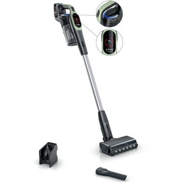 BOSCH Aspirator cu acumulatori Bosch Unlimited 9 BBS921TBA, baterie 3 Ah, 3 moduri de curatare, Perie MicroClean cu sistem anti incurcare par, duza spatii inguste, Senzor MicroClean, Autonomie pana la 60 min. Verde BOSCH Aspirator cu acumulatori Bosch Unlimited 9 BBS921TBA, baterie 3 Ah, 3 moduri de curatare, Perie MicroClean cu sistem anti incurcare par, duza spatii inguste, Senzor MicroClean, Autonomie pana la 60 min. Verde