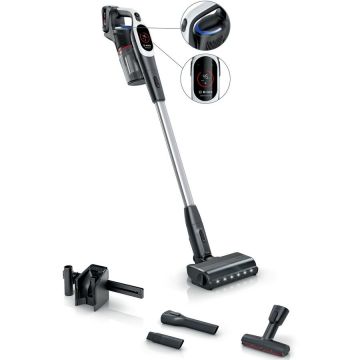 BOSCH Aspirator cu acumulatori Bosch Unlimited 9 BBS931WBA, baterie 3 Ah, 3 moduri de curatare, Perie MicroClean, Perie xxl tapiterie, duza pt spatii inguste, Senzor MicroClean, Autonomie pana la 60 min. Alb