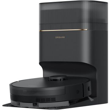 Dreame Robot de aspirare cu mop Dreame D20 Pro Plus RLD43SD-BK, statie automata de golire praf 5l, 13000Pa, rezervor praf 0.5l, rezervor apa 0.35l, perie dubla anti-incurcare, baterie 5200mAh, negru
