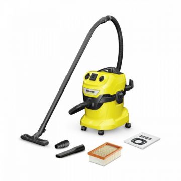 Karcher Aspirator universal Karcher WD 4 P V-20/5/22, 1000 W, 20 l, 2.2 m, 384x365x526 mm