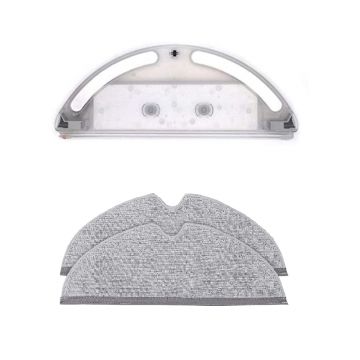 Set 1 rezervor de apa si 2 lavete praf Paa-home compatibil cu Xiaomi Roborock / Xiaowa S5 S6 S50 S51 S55 S60 S61 S65 E25 E35 E20