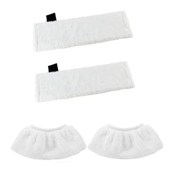 Set 2 lavete si 2 pad-uri pentru Karcher SC1 SC2 SC3 SC4 SC54