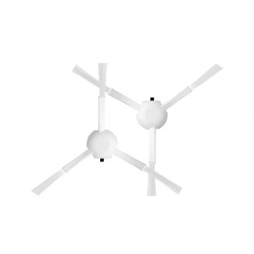 Set 2 perii laterale PAA-home, compatibile Dreame L10 Ultra (RLS6LADC-6), L10s Ultra (RLS6LADC) culoare alb