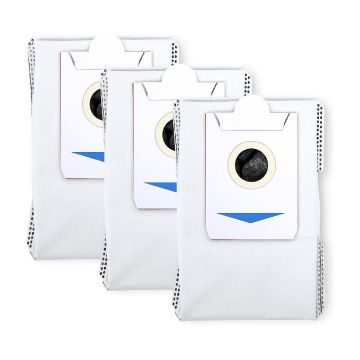 Set 3 saci praf microfibra de la PAA-home® compatibili cu aspiratorul Ecovacs T30S / T30S PRO / X5 Omni/Deebot X2 Omni /X2 Pro