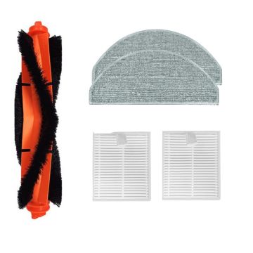 Set accesorii PAA-home, compatibile cu ROWENTA X-Plorer Serie 90+  Model RR8797WH continut: 2 lavete, 2 filtre, 1 perie centrala