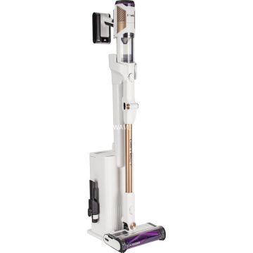 SHARK Aspirator Shark Detect Clean & Self-Empty IW3612EU, vertical, 240 W, 0.42 l + 2 l, Alb/Auriu