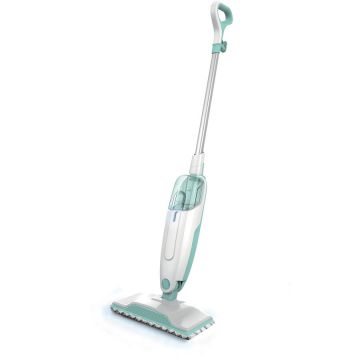 SHARK Mop electric cu aburi Shark S1000EU, 1050W, 375ml, 1.8Kg, Alb/ Verde