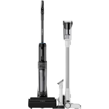 Tineco Aspirator vertical cu spalare Tineco Floor One S6 Switch PET, autonomie pana la 35 de minute, Wi-Fi, Albastru inchis