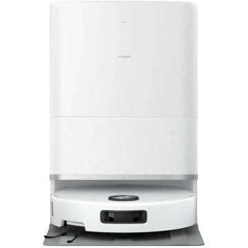 Xiaomi Aspirator robot Xiaomi Robot Vacuum 5 BHR0834EU, 55 W, 20000 Pa, Autonomie 140 minute, Control vocal si aplicatie, Scanare laser S-Cross, Recipient praf statie 2.5 l, Rezervor statie 4 l Alb