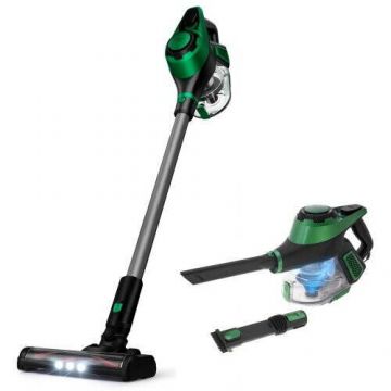 ADLER Aspirator Vertical 2in1 Adler AD 7083, Capacitate Colectare 0.8L, 15000Pa, Filtru HEPA 13, 700W, Verde