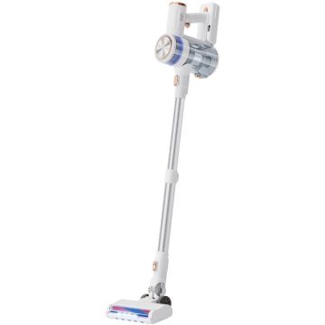 ADLER Aspirator Vertical, Adler, Ad 7079, Motor Fara Perii, Presiune Maxima De Aspiratie 25 000 Pa, 300 W, Timp De Functionare Pana La 50 Min In Modul Eco, 10 Min In Turbo, Alb