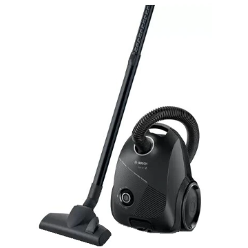 Aspirator  cu Sac BGLS2BA1 Serie 2  3.5L 600W  80dB Tub  Telescopic Perie Tapiterie Negru