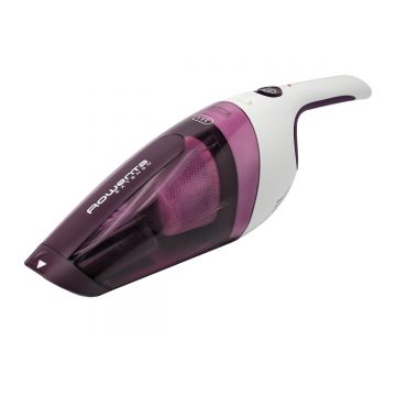 Aspirator de mână Rowenta Extenso Dry AC232001  Sistem ciclonic  filtru permanent  alb/Vișiniu