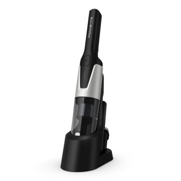 Aspirator de mână Rowenta X-Touch AC9736WO  autonomie 10 min  2 accesorii  recipient 200ml  gri&alb