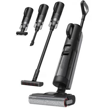 Aspirator Dreame H12 Dual, vertical cu mop, 300W, 0.7L, Negru