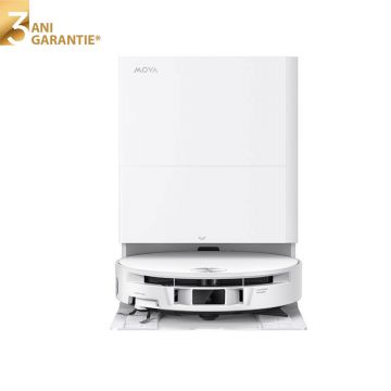 Aspirator robot cu mop MOVA S70 Roller Robot Vacuum, 28000Pa, 5200mAh, HydroForce™ Mopping, statie inteligenta, White