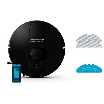 Aspirator robot Rowenta X-Plorer Serie 135 RR91C5WH  5000 Pa  recipient de praf 0.35L  4 programe de curatare  4 trepte de putere  autonomie 120 min