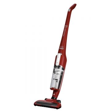 Aspirator vertical Rowenta Air Force Light RH6543WH  autonomie max 30 min  iluminare cu led  recipient 0.65L  filtru spumă  Roșu