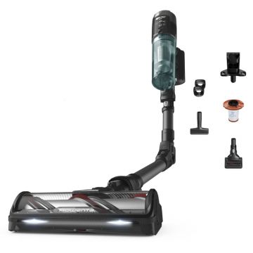 Aspirator vertical Rowenta X-Force Flex 12.60 NEO RH9L42WO  380W  autonomie 60 min  perie cu LED  panou de control  recipient praf 0.65L  perie Animal