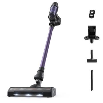 Aspirator vertical Rowenta X-Pert 7.60 RH6A31WO  140 W  autonomie pana la 45 minute  perie cu iluminare LED  statie de incarcare cu suport accesorii