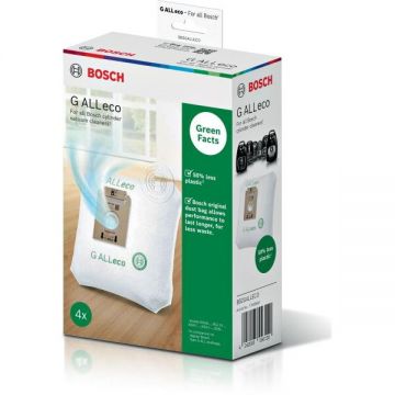 BOSCH Set 4 saci de praf PowerProtect Bosch GALL ECO BBZGALLECO - 17008892, Continut redus de plastic