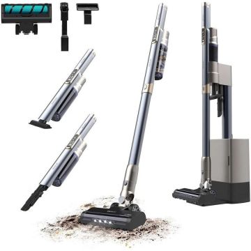 CECOTEC Aspirator vertical Cecotec Scoba 2100 Station, 210 W, 20000 Pa, Albastru