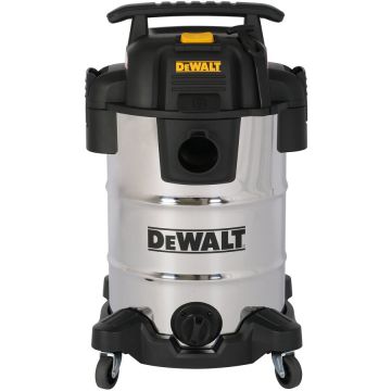 Dewalt Aspirator multifunctional uscat-umed DeWALT, 30 l, 15 KPa, 37,8 l/s, 1050 W, cadru din otel inoxidabil