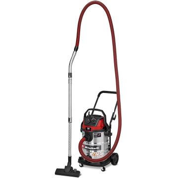Einhell Aspirator multifunctional umed/uscat Einhell TE-VC 3080 SACL, 1150 W, 220 mbar, recipient de 30 L, clasa protectie impotriva prafului L, filtru HEPA, curatare filtru, priza automata, accesorii