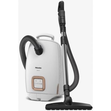 Miele Aspirator cu sac Miele Guard L1 Parquet BRWS MRG,12559850, 890 W, 3,5 l, 75 dB,PowerLine, buton MOD, tub de aspirare HES, ComfortFit, Control electronic,  sac 3.5l, cablu 8.5 m, Alb