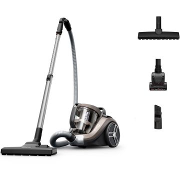 Rowenta Aspirator fara sac Rowenta Compact Power XXL RO4B50EA, 900 W, recipient pentru praf 2.5 L, 3 niveluri de filtrare, crem