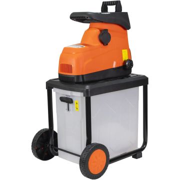 Ruris Tocator crengi si resturi vegetale electric Ruris ST200S, putere 2800 W, diametru maxim tocare 45 mm, volum cos colector 60 L