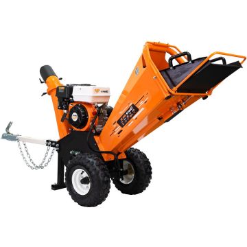 Ruris Tocator crengi si resturi vegetale pe benzina Ruris ST400S, putere 7 CP, 212 CC, motor 4 timpi, diametru maxim tocare 80 mm, rezervor combustibil 3.6 L, roti transport, cupla tractare