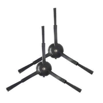 Set doua perii laterale PAA-home de culoare neagra compatibile cu aspiratoarele robot Roborock modelele S7, S7 Max Ultra, S7 MaxV Ultra, S7 Pro Ultra,