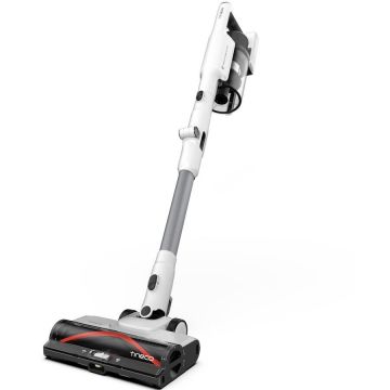 Tineco Aspirator vertical Tineco Pure ONE A50S, 500 W, 185 AW, Autonomie 70 minute, Filtru HEPA, Multi-Cyclone, Alb
